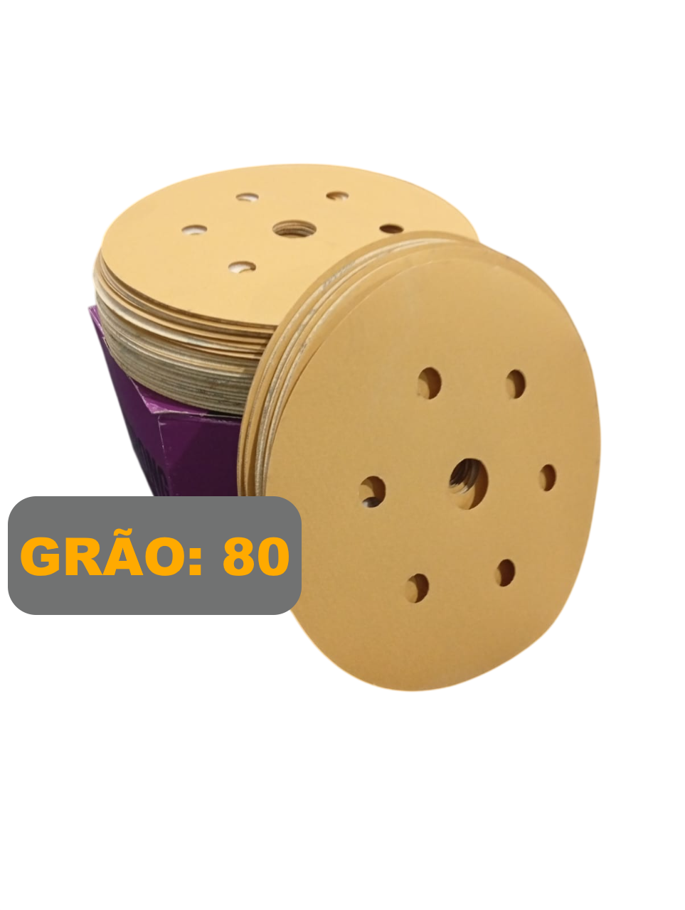 Disco Pluma 152 x 6/Furos P600 Gold c/50 unidades